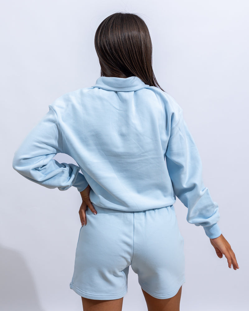 Power Half Zip - Baby Blue