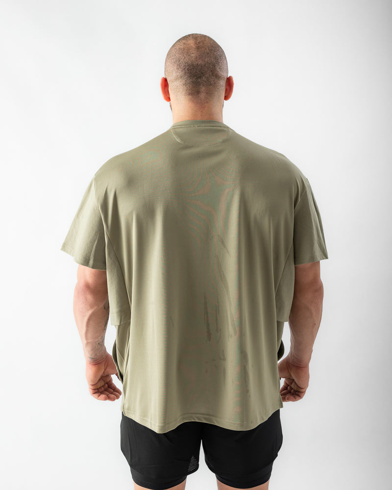 Elevate Oversized Tee-Green