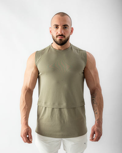 Elevate Tank-Beige