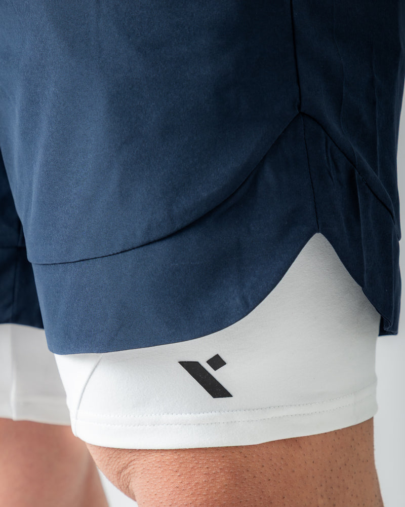 Reps 2 in 1 Shorts-Dark Blue