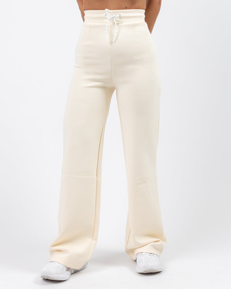 Shield Wide Leg Pants - Beige