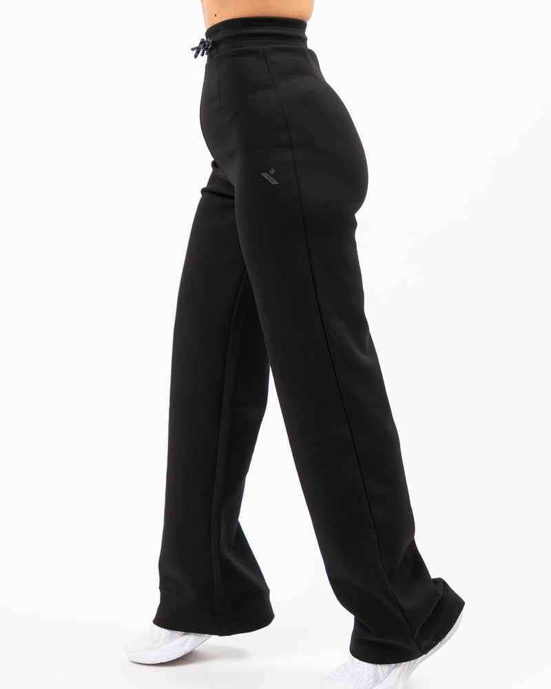 Shield Wide Leg Pants - Black